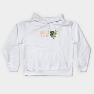 Plant Lady Illustration 6 Kids Hoodie